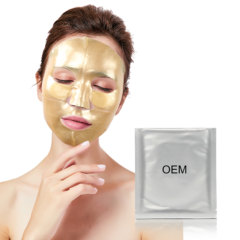 24k Gold Bio-Cloud Mask Deep Hydrating Hyaluronic Acid Hydrogel Jelly Mask Skin Collagen Face Sheet Mask - 22